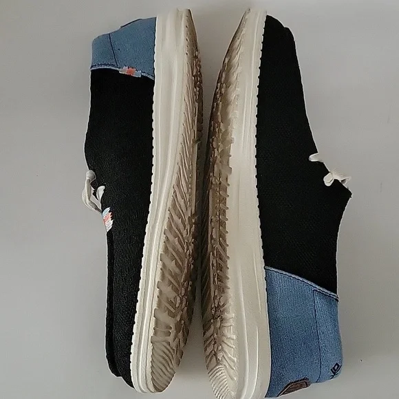 Hey Dude Wendy Boho Black Womens Shoe Sz 11 - Picture 5 of 10